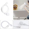 Portable Rubber Tube Nozzle,Quick Contact,Easy to Use,Hand Shower,Suitable for Pet