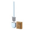 Kucucyle Mini RV Silicone Toilet Brush with TPR Bristles &