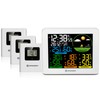 Bresser Colour weather station with 3 outdoor sensors, weather forecast,