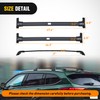 Nilight Roof Rack Cross Bars Compatible with Toyota Highlander 2020