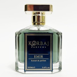 KORBAJ PARFUMS Emir - Arabian Perfume for Women, Eau de Parfum Men with with Sicilian Orange, Calabrian Bergamot - White Musk, Vanilla, Amber and Fruity Notes100ml