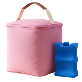 Bolsa enfriadora de Leche Materna con Bolsa de Hielo, se Adapta a 4 biberones de hasta 9 onzas                                                        