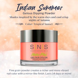 SNS Healthy Natural Nails SNS Nails Dipping Powder Gelous Color - Indian Summer Collection - IS7 (IS07) - 1oz