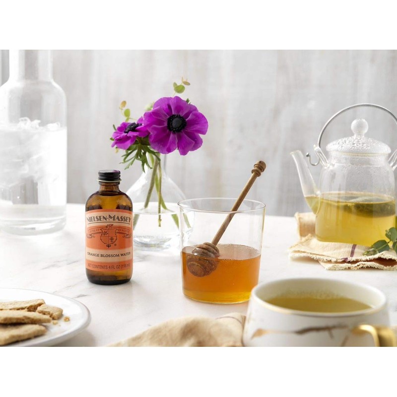 Nielsen-Massey Orange Blossom Water for Baking, Cooking and Drinks, 4