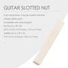 Classical Guitar Bone Slotted Saddle Nut Set