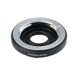 Fotasy Minolta MD Lens to Canon Adapter, MD to Canon Adapter, Infinity Focus, Compatible with Canon DSLR 5D IV III II 1Ds 1D Series 7D II 7D 80D 70D 60D 50D 1300D 1200D 1100D 1000D 760D 750D 700D 650D