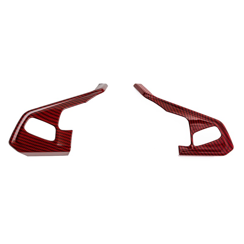 KoLeddy for C8 Corvette Carbon Fiber Steering Wheel Button Trim