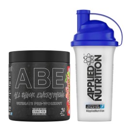 Applied Nutrition Bundle ABE Pre Workout 375g + 700ml Protein Shaker - Parent (Strawberry & Mojito)
