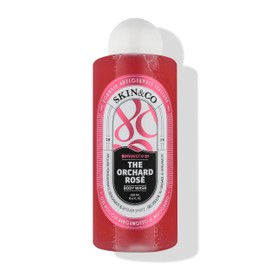 SKIN&CO Orchard Rosé Body Wash, 8.4 FL OZ | Natural Italian Shower Gel for Women & Men | Floral, Fruity, Sweet Scent | Hydrating & Gentle Cleanser | Vegan, Cruelty-Free, Made in Italy