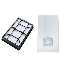 9 PK Replacement to Fit Type C/Q, 5055 Vacuum Bags, 1 EF9 Hepa Exhaust Filter 53296. Fits Kenmore Canister Models: 81714, 21814, 22614, BC7005