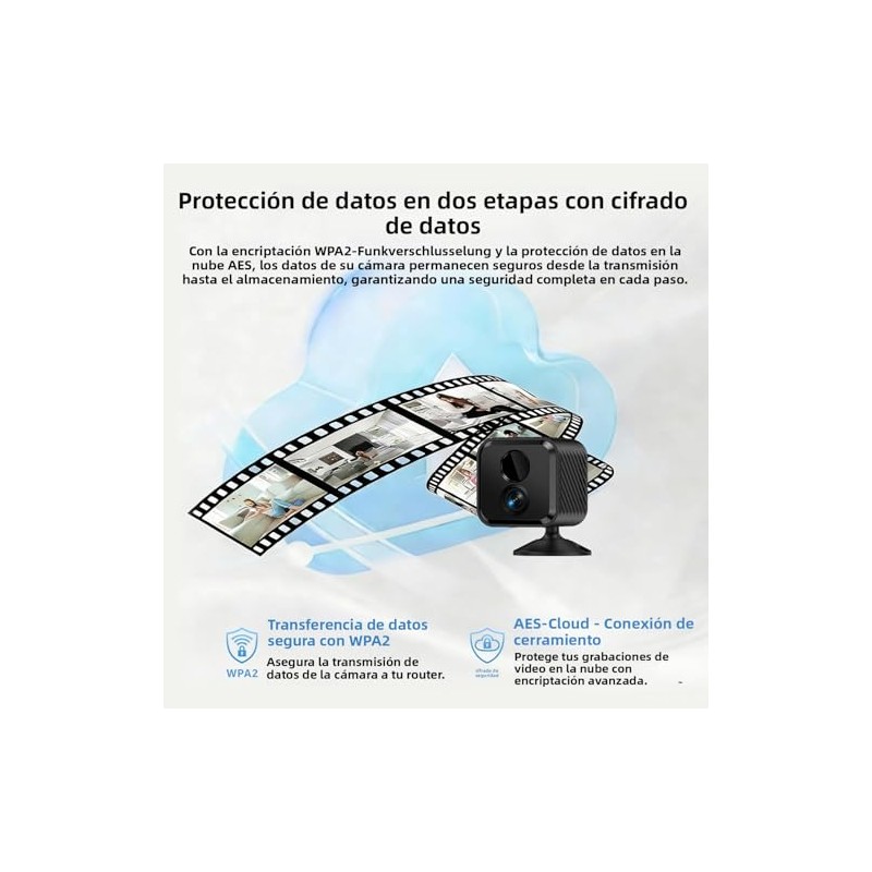 Hszsxjk Mini C?mara, 4K Hd Nanny Cam para el Hogar