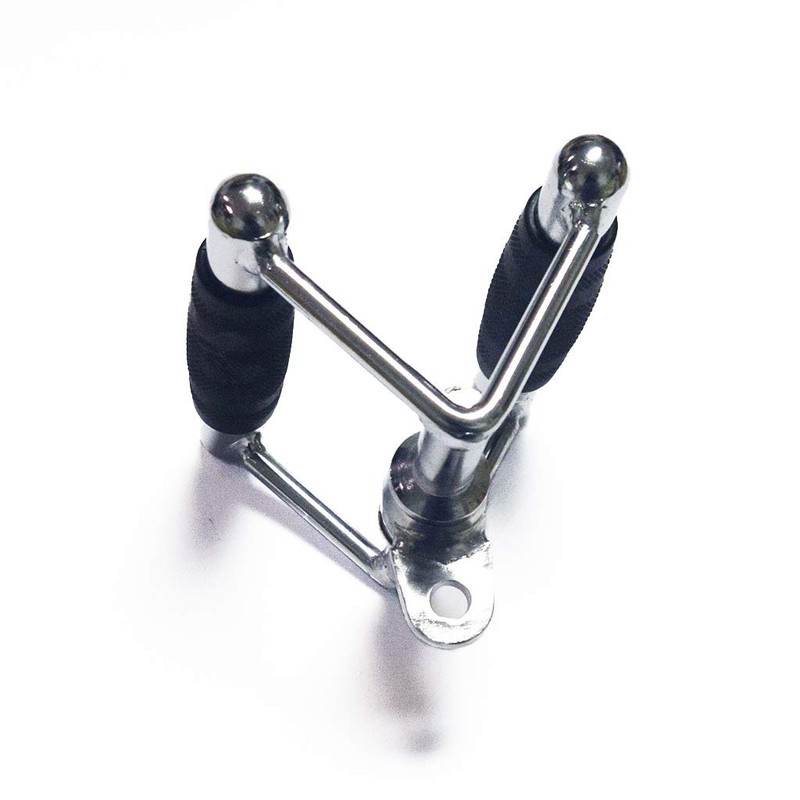 LAT Pull Down Bar Strength Training Deluxe Double D Handle