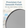 WENHUALI Steel Plate Sheet 1/8" x 8" Diameter Round Weldable