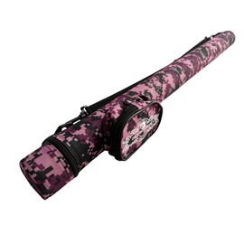 Gator Champion 1x1 Hard Pool Cue Billiard Stick Camo Carrying Case -1B1S Camo Nylon Cases （Available in 5 Colors） (Camo Purple)