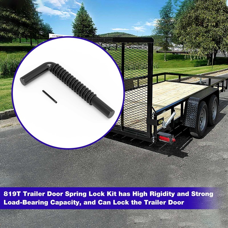 Trailer Gate Spring Latch Kit 819t for Carry-On Utility Trailers,Trailer