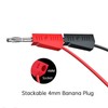 Cleqee Multimeter Test Leads Banana Plug-Alligator Clip Banana-Banana Plug Banana-Mini
