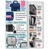 Kaitiaki 3 Ring Zipper Binder Bag with Handle and Shoulder