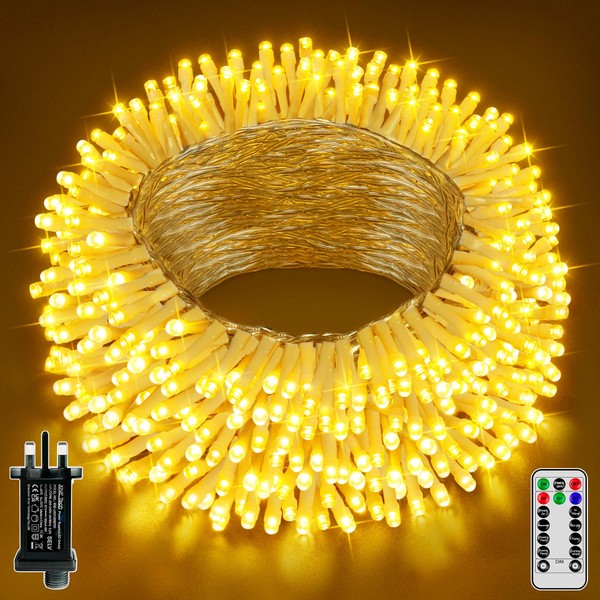 Hopexy Fairy Lights Plug in, 20m 200 LEDs Fairy Lights
