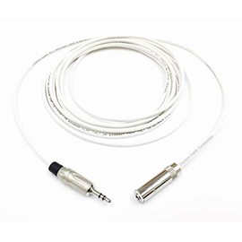 Custom Cable Connection 15 Foot Plenum CL3P 3.5mm (1/8 inch) Stereo Audio Extension Cable Male to Female