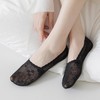 No Show Socks For Women - Floral Lace Invisible Mesh