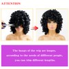 andromeda Short Curly Wigs for Black Women Soft Black Curly