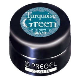 Prigel Gel Nail Color EX Turquoise Green 839