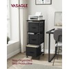VASAGLE File Cabinet with 3 Drawers, Printer Stand, Cube Storage