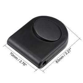 uxcell Inline Foot Pedal Push Lamp Switch, Step-on-button Lighting Foot Control ON/Off Footswitch Black