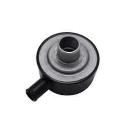 Black Round Push In Style Valve Cover Breather with Vent Tube Compatible for 1-1/4" Hole Valve Cover