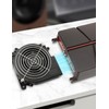 AmRunJe 12V DC Blower Fan 120mm x 32mm, 5inch 2Pin
