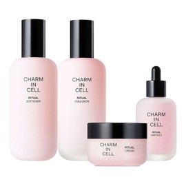Chamzone Cham Incell Ritual 4-piece basic set Skin + Lotion + Ampoule + Cream Single Skin Lotion Tan... / 참존 참인셀 리추얼 4종 기초세트 스킨+로션+앰플+크림 단품 스킨 로션 탄...