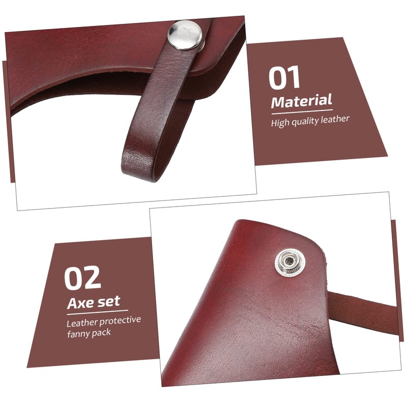 Operitacx 2 Stck. AX -Schutzabdeckung Beilkopfschutzabdeckung Axtklingenschutz Spaltaxt Axtblattabdeckung schwer