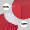 CelinaTex Lucina Fitted Sheet Cotton 2er-Set 90x200-100x200 cm ruby red
