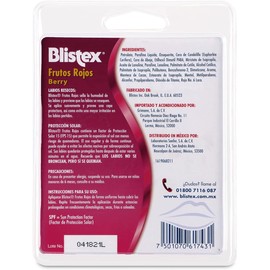 Blistex Lapiz Labial Protector Frutas C1, Pack of 1