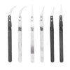Soldering Tweezer Set, Cross Locking Accuracy Reverse Tweezer 6PCS Self