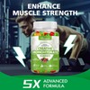 Creatine Monohydrate Gummies - 5g Creatine for Women Men, Enhanced