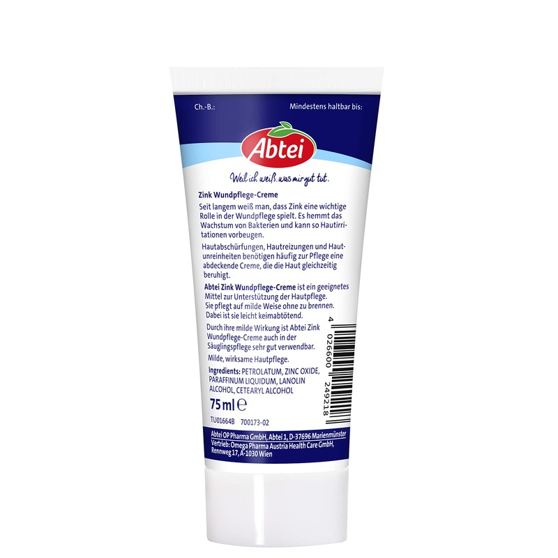 Abtei Zinc Wound Care 75 ml, Pack of 1 (1
