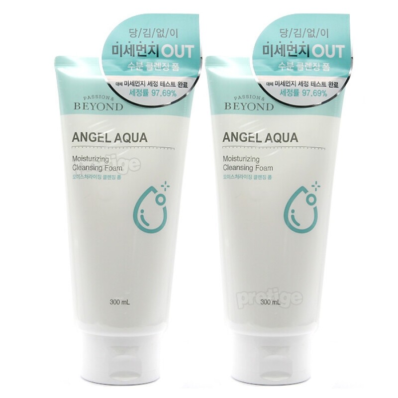 Beyond Angel Aqua Moisture Cleansing Foam 300ml+300ml / 비욘드 엔젤아쿠아