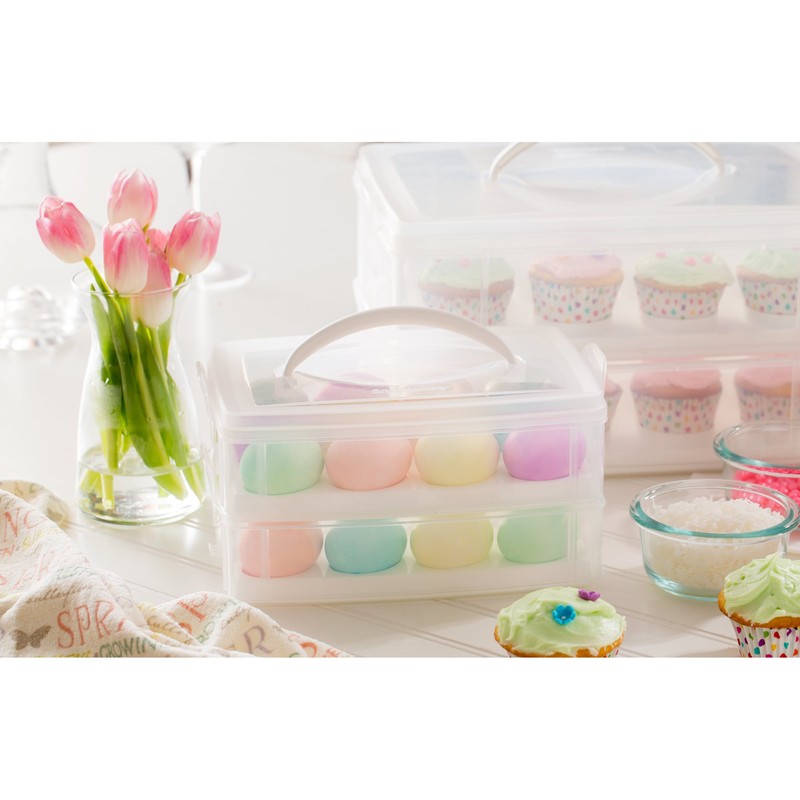 Snapware Snap 'N Stack Food Egg 2 Layer,
