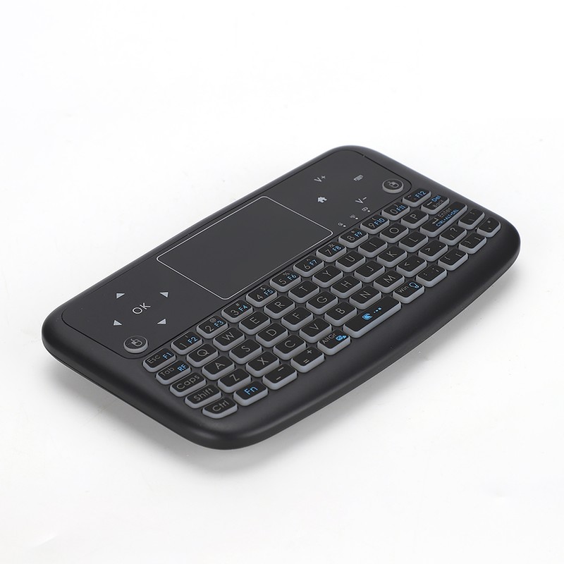 Mini Touch Flat Backlight 2.4G Button Wireless Keyboard Left and
