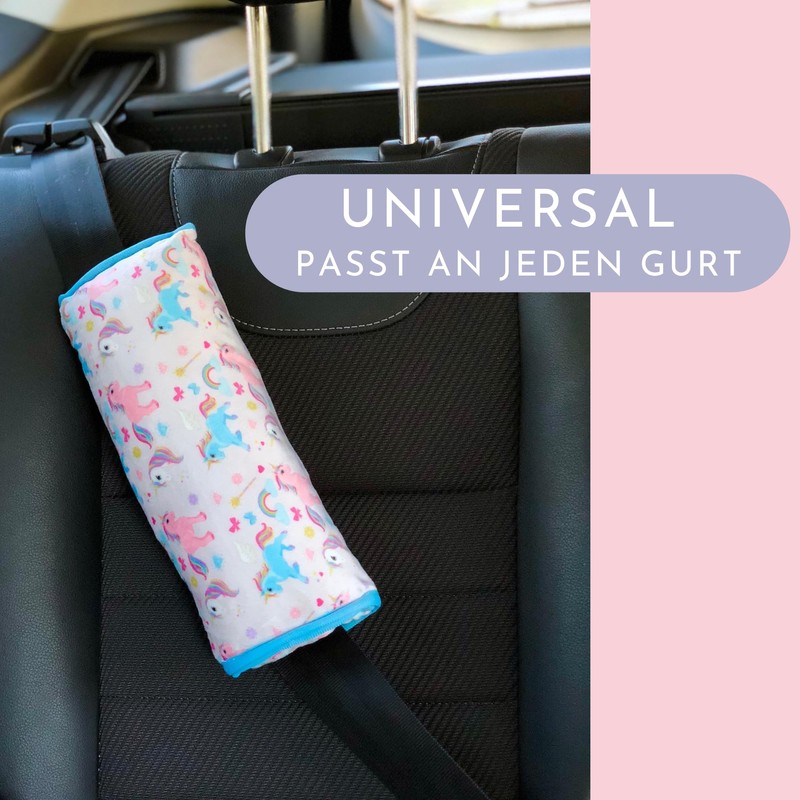 HECKBO 1 x Unicorn Children's Car Seat Belt Cushion