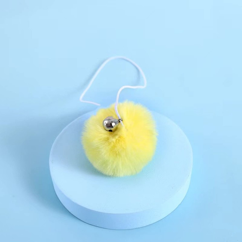 10-Pack Replaceable Cat Dangling Toy with Bell, Cat Scratching Post