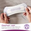 Poise Daily Microliners, Incontinence Panty Liners, Lightest Absorbency, Long, 50