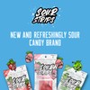Sour Strips Raspberry Flavored Sour Candy Strips, Deliciously Sour Chewy