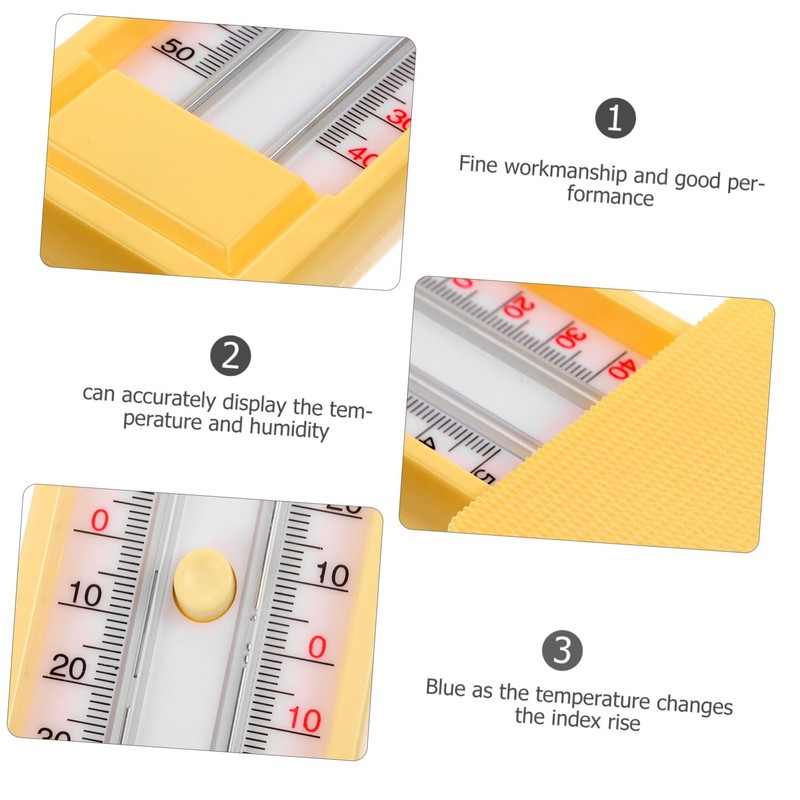 iplusmile Greenhouse Thermometer Indoor Hygrometer for Maximum Minimum Temperature Monitoring
