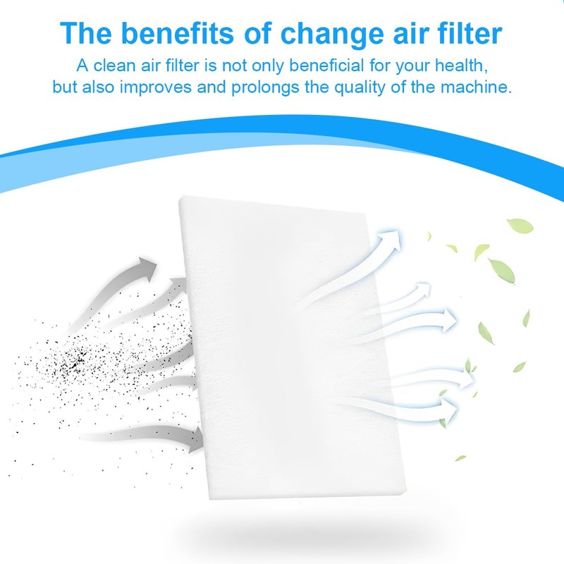 JAWUZ 30pcs CPAP Filters, Universal Disposable Replacement Filters Compatible with