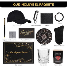 Regalos de cumpleaos para mujeres: 12 conjuntos de cestas de regalo nicas creadas exclusivamente para mujeres. Regalos especiales para madres, hermanas, mejores amigas, esposas y novias. Perfectos para San Valentn, Navidad y el Da de la Madre(Marrn)