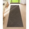 Lahome Modern Geometric Runner Rug, 2x6 Washable Rug Runners for