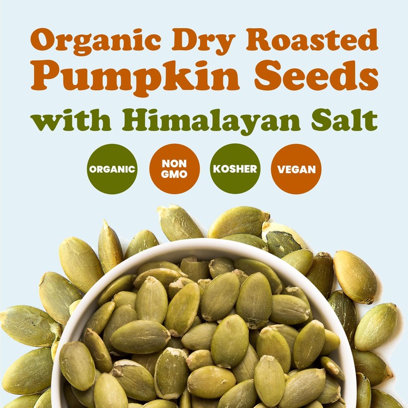 Food to Live Organic Dry Roasted Pumpkin Seed Kernels with