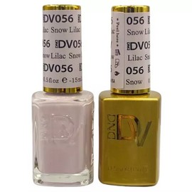 DND Diva Duo Gel & Matching Nail Polish - 056 Snow Lilac
